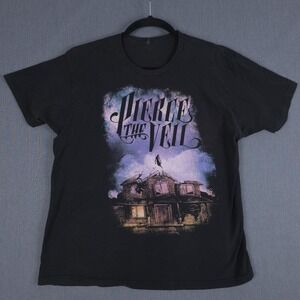 Pierce the Veil Shirt Size XL Black Short Sleeve Metal Band Collide With The Sky